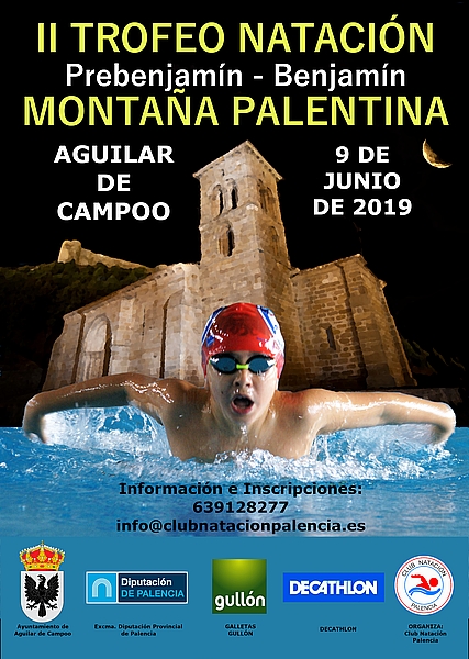 20190609 II Trofeo Natación Montaña Palentina Cartel 600